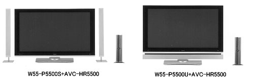 W55-P5500S+AVC-HR5500/W55-P5500U+AVC-HR5500