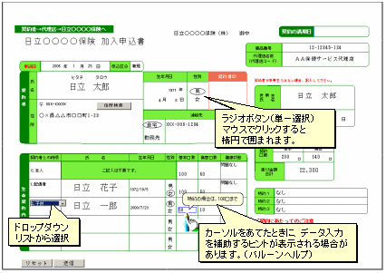 データ入力