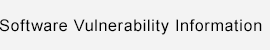 Software Vulnerability Information