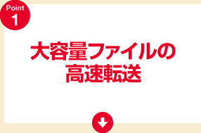 大容量ファイルの高速転送