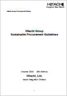 Hitachi Group Sustainable Procurement Guidelines