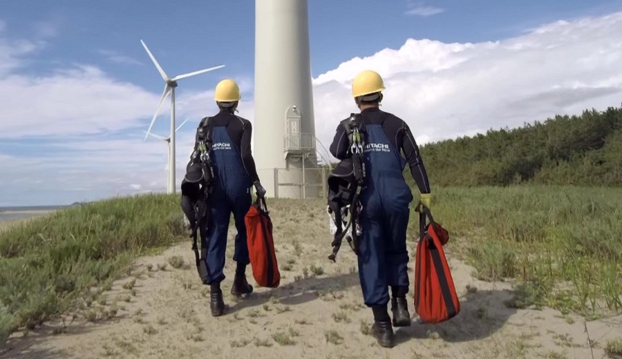 风力发电维护中发挥的日立动力解决方案的“现场力”