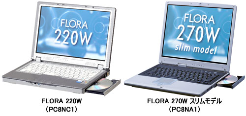 FLORA 220W$B!J(JPC8NC1$B!K(J/FLORA 270W $B%9%j%`%b%G%k!J(JPC8NA1$B!K(J