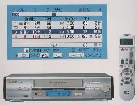 HITACHI  BSチューナー内蔵VHSビデオデッキ　7B-BF310