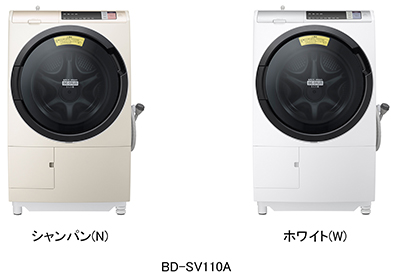 [画像]BD-SV110A (左)シャンパン(N)、(右)ホワイト(W)