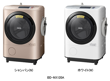 [画像]BD-NX120A (左)シャンパン(N)、(右)ホワイト(W)