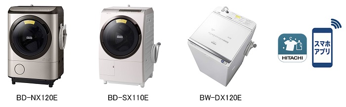 [画像]左からBD-NX120E、BD-SX110E、BW-DX120E