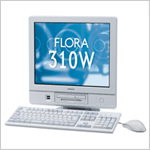 パソコン　HITACHI FLORA 310W DA7マウスは付属しません