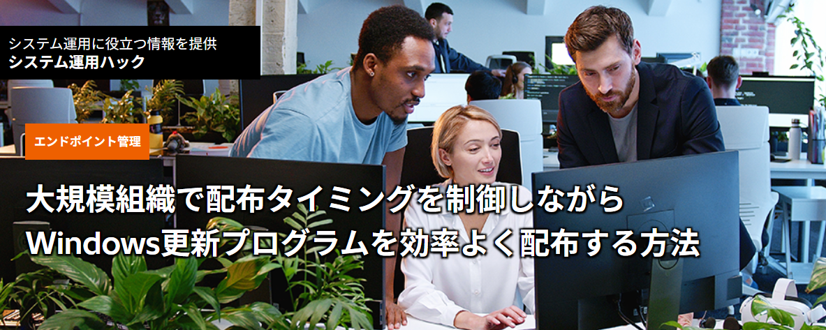 ��K�͑g�D�Ŕz�z�^�C�~���O�𐧌䂵�Ȃ���Windows�X�V�v���O�����������悭�z�z������@