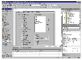 Design time control for reception tray display
