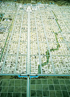 平城京 1/1,000復原模型(奈良市所蔵)
