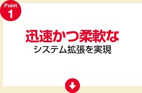 迅速かつ柔軟なシステム拡張を実現