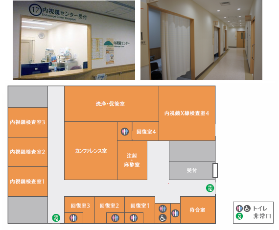 内視鏡センターの様子