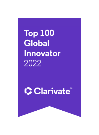 [画像]Top 100 Global Innovator 2022 Clarivate ロゴ