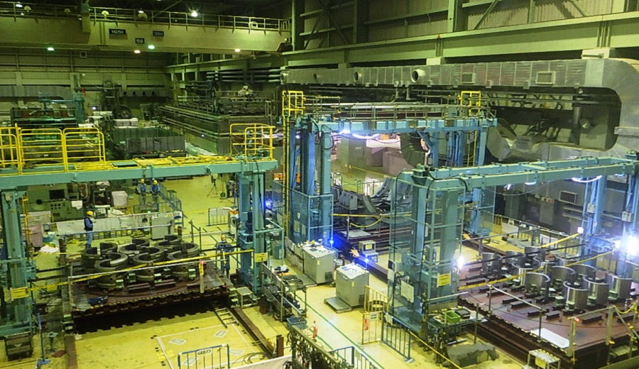 中部電力?浜岡原子力発電所の解体工事現場で発揮された日立大型バンドソーのチカラ