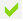 green check mark