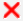 red closs mark
