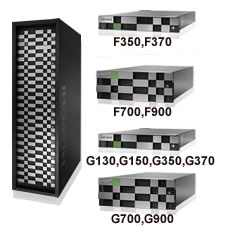 Hitachi Virtual Storage Platform Hitachi Virtual Storage Platform F350,F370,F700,F900,G130,G150,G350,G370,G700,G900 筐体とラック収納時