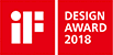 iF DESIGN AWARD 2018受賞