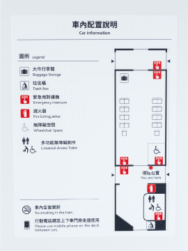 統一感のあるサインデザイン