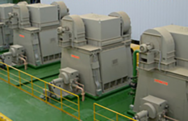 Variable-speed AC motors for steel production