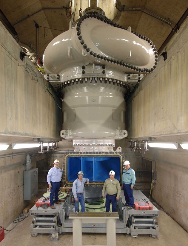 Pumps An 80,000-horsepower pump delivering a stable water supply -Edmonston Pumping Plant-