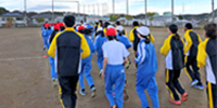 ふれあい陸上教室～宮城県成田小学校～